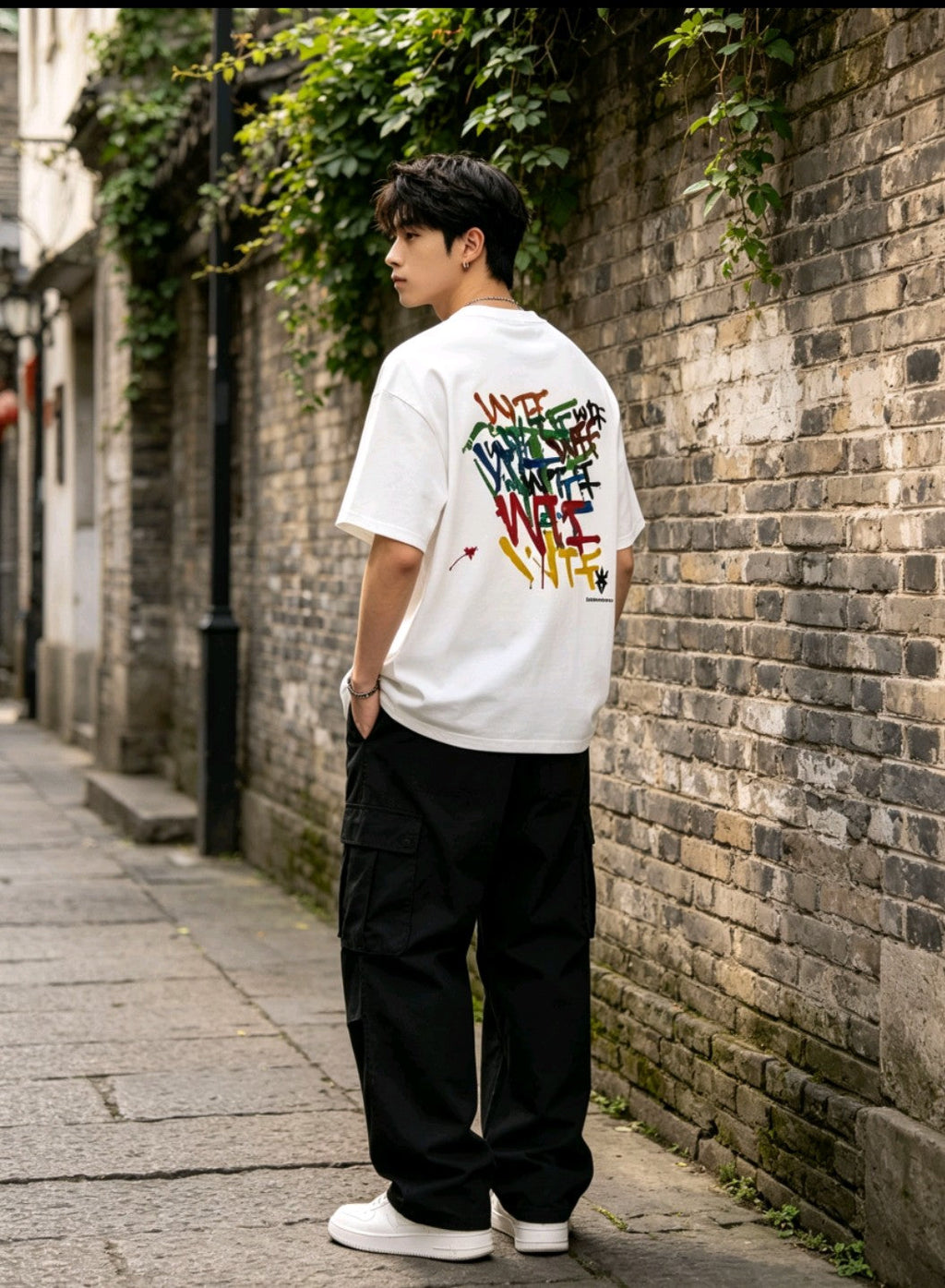 Graphic Art Cotton T-Shirt