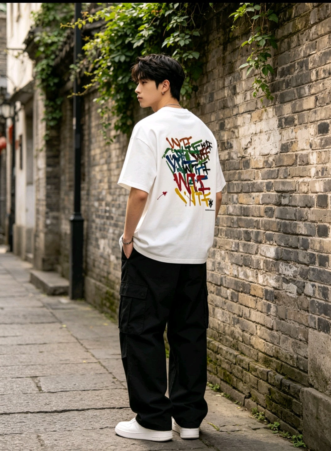 Graphic Art Cotton T-Shirt