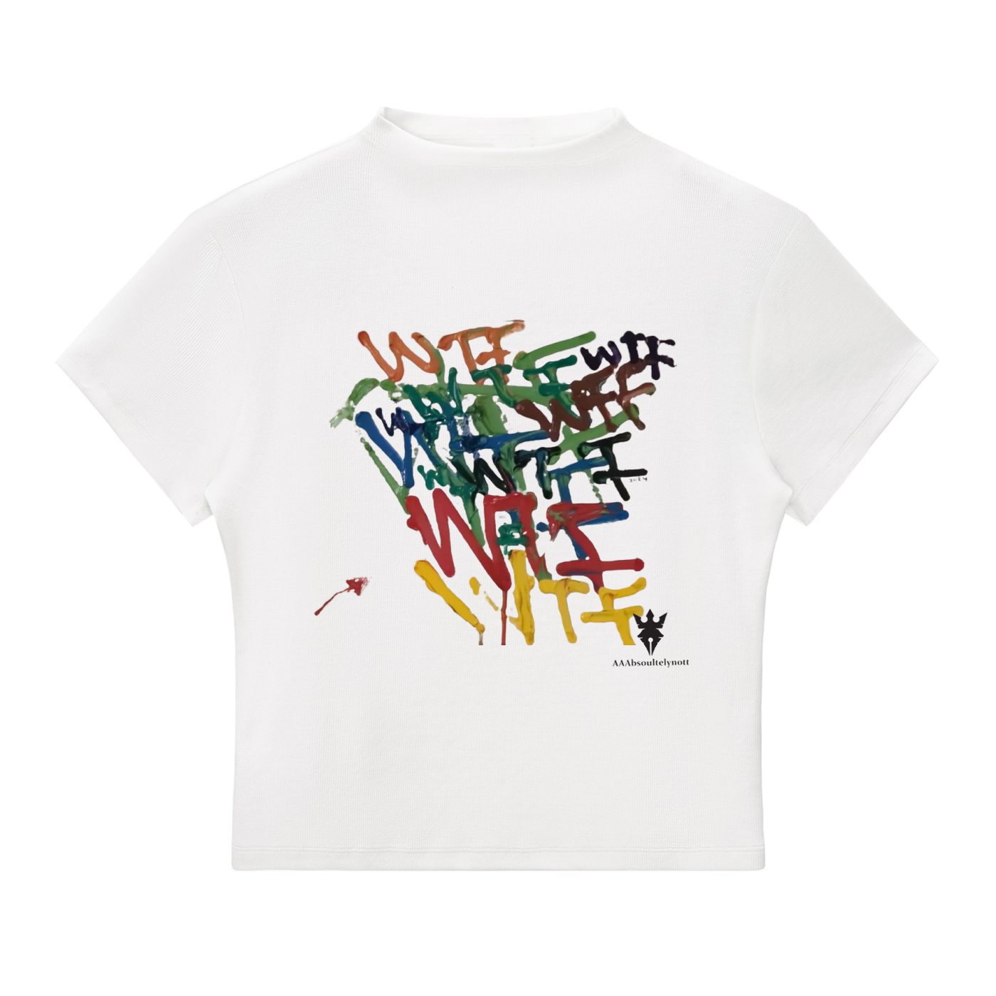 Graphic Art Slim Fit Neck T-Shirt