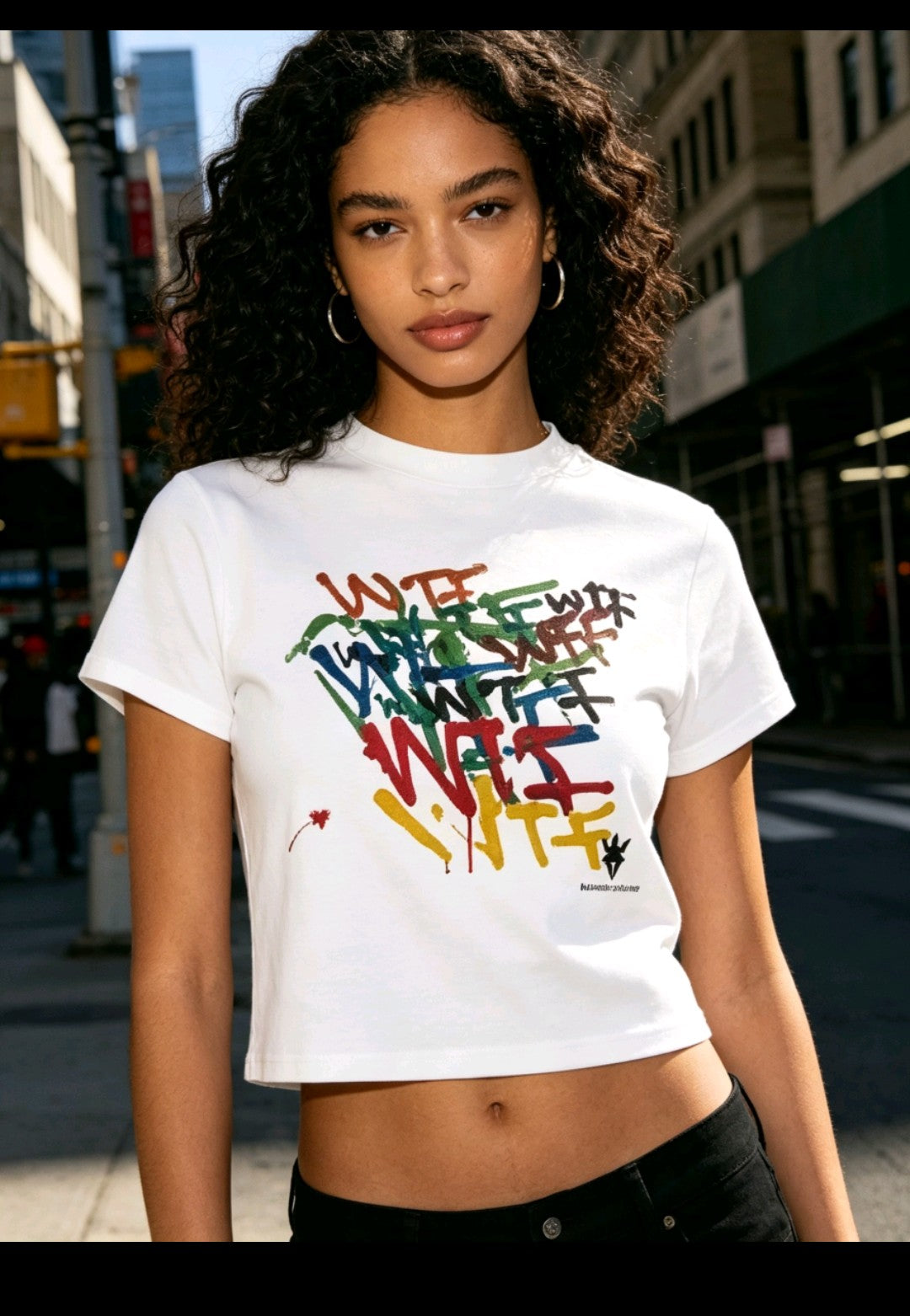 Graphic Art Slim Fit Neck T-Shirt